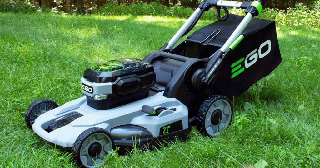 Battery Powered Rotary Lawn Mower - Silverstone Gardening