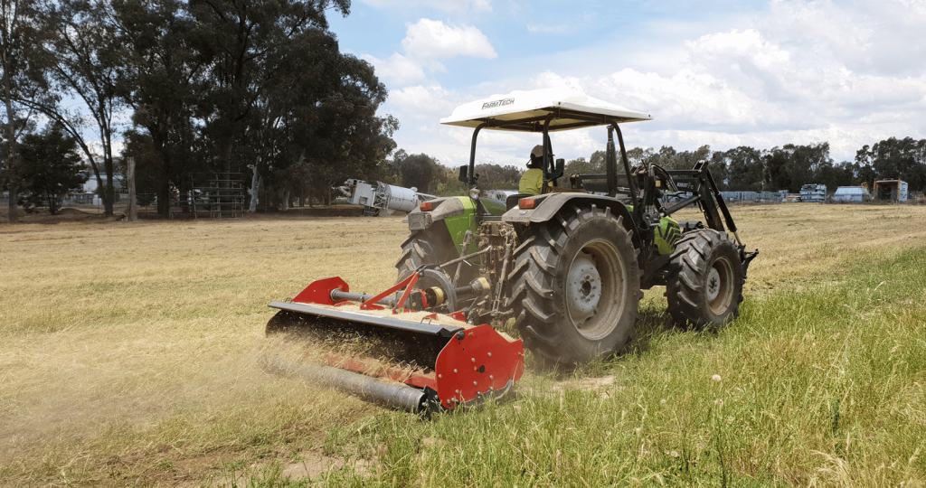 Tractor mounted flail mower - Silverstone Gardening
