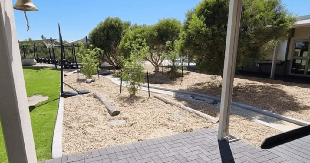 Natural Wood Chips, commercial mulch installation Armadale